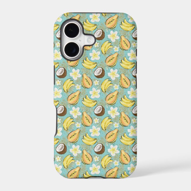 Tropical Summer Fruit Pattern (Back)