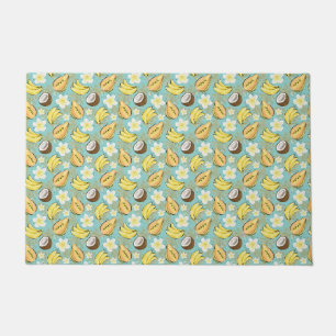 Tropical Summer Fruit Pattern Doormat