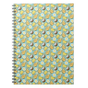 Tropical Summer Fruit Pattern Notebook