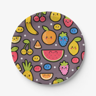 Tropical Summer Holiday Beach Party Pattern Paper Plate
