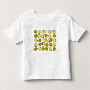 Tropical Summer Jackfruit Pattern - Exotic Fruit Toddler T-Shirt