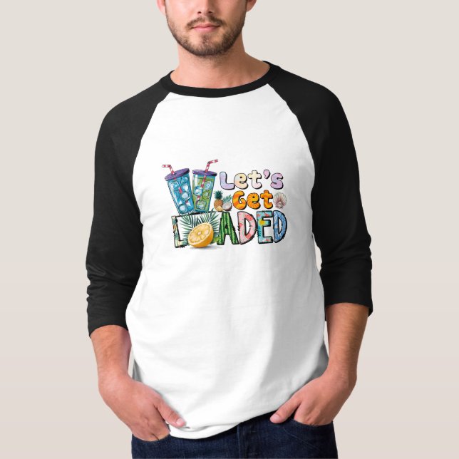 Tropical Summer Party Vibes Tee (Front)