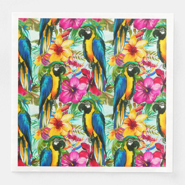 Tropical Summer pattern Napkin (Front)