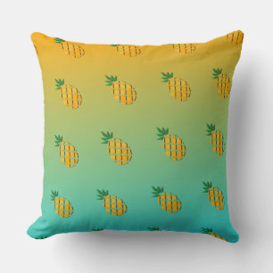 Tropical Summer Pineapple Pillow