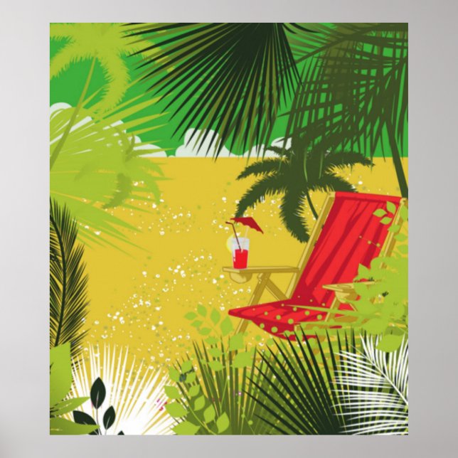 Tropical Summer Poster (Front)