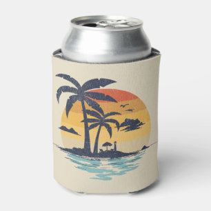 Tropical summer scene can cooler