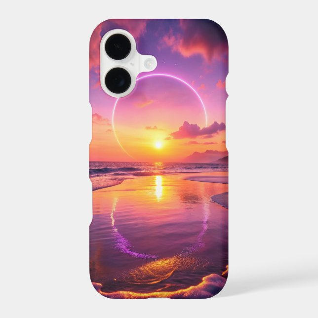 TROPICAL SUMMER SUNSET BEACH SCENE (Back)