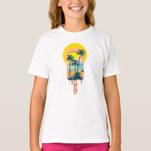 Tropical Summer Sunset Sweets Paradise T-Shirt