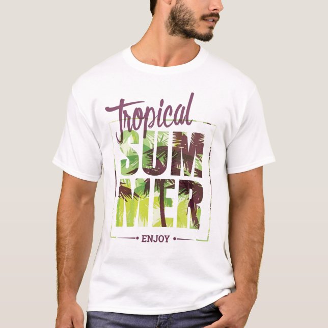 tropical summer T-Shirt (Front)