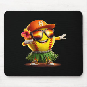 Tropical Summer Vacation Funny Hawaii Softll Ll Ha Mouse Pad