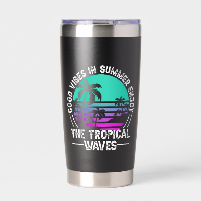 Tropical Summer Vibes-82646 Insulated Tumbler (Front)