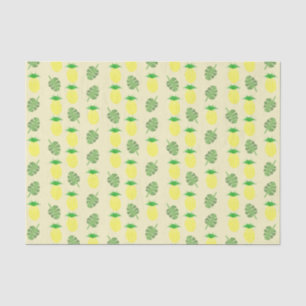 Tropical Summer Wedding Pineapple and Palm Leaves Tissue Paper