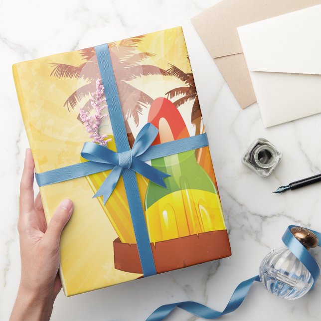 Tropical Summer Wrapping Paper (Creator Uploaded)