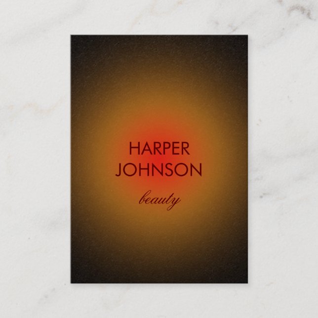 tropical sun business card (Front)