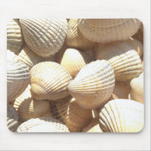 Tropical Sunny Exotic Sea Shells Mouse Pad