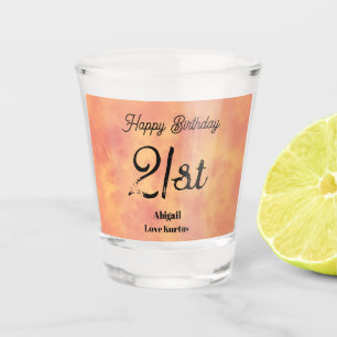Tropical Sunrise 21st Shot Glass 