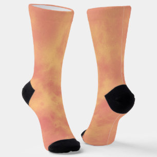 Tropical Sunrise Cloud Effect  Socks