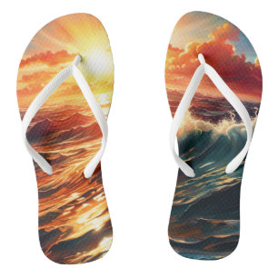Tropical Sunrise Thongs