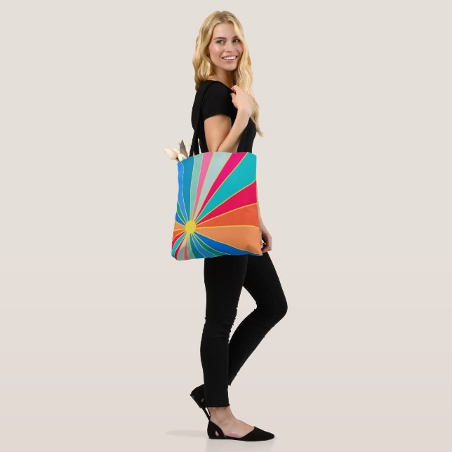 Tropical Sunrise  Tote Bag (On Model)