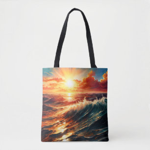 Tropical Sunrise Tote Bag