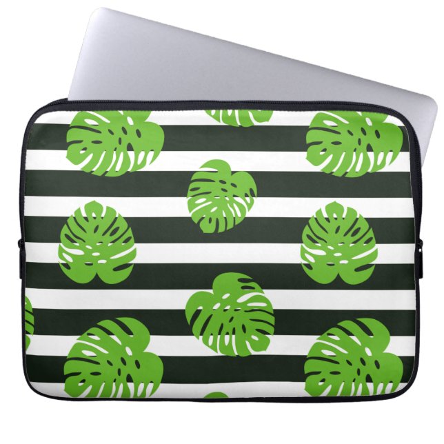 Tropical Sunset Art Laptop Sleeve (Front)