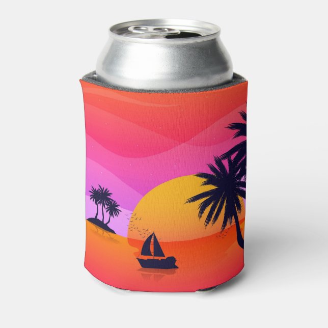 Tropical Sunset Can Cooler (Can Back)