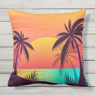 Tropical Sunset Cushion