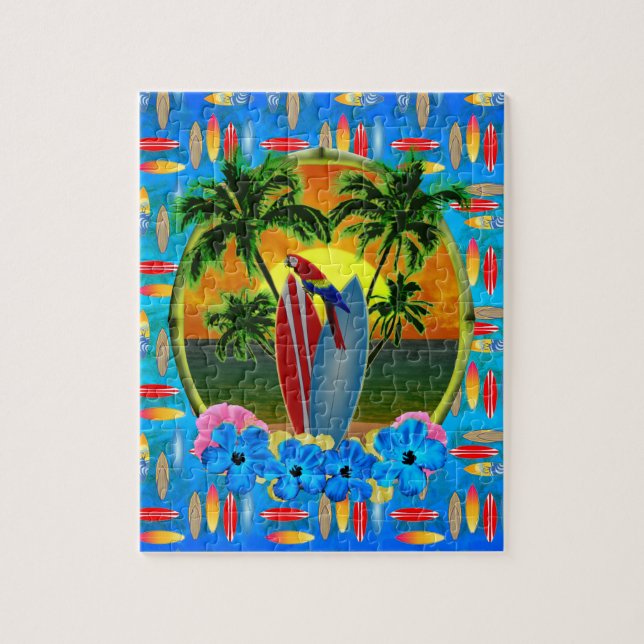 Tropical Sunset Jigsaw Puzzle (Vertical)
