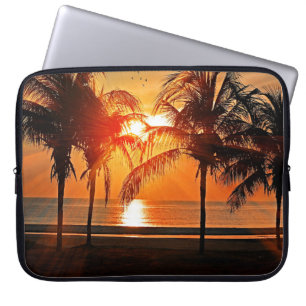 Tropical Sunset Laptop Sleeve