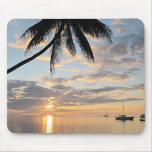 Tropical Sunset Mouse Pad