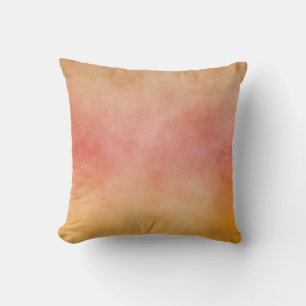 Tropical Sunset Peach Pink Yellow Ombre Cushion