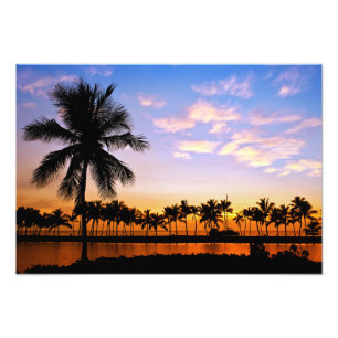 Tropical Sunset Photo Print