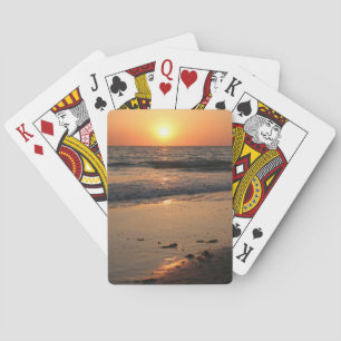 Tropical Sunset Playing Cards