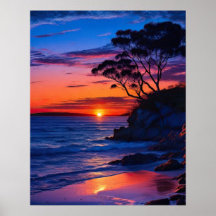 Tropical Sunset Poster