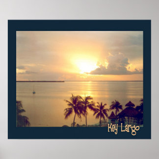 Tropical Sunset Poster