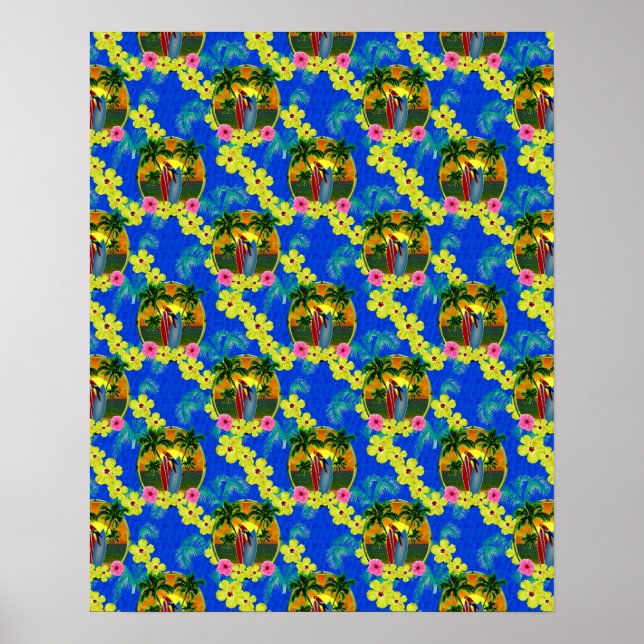 Tropical Sunset Poster (Front)