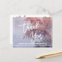 Tropical Sunset Thank You