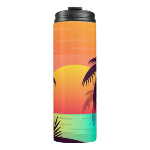 Tropical Sunset  thermal tumbler