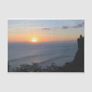 Tropical sunset tissue paper
