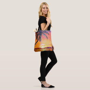 Tropical Sunset Tote Bag