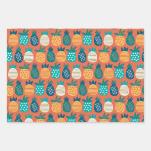 Tropical Sunsets Art Wrapping Paper Sheet