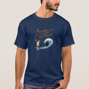 Tropical Sunshine Vibes – Surf & Chill Men's Tee