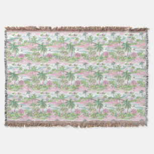 Tropical Sunshine Warms The Soul Throw Blanket