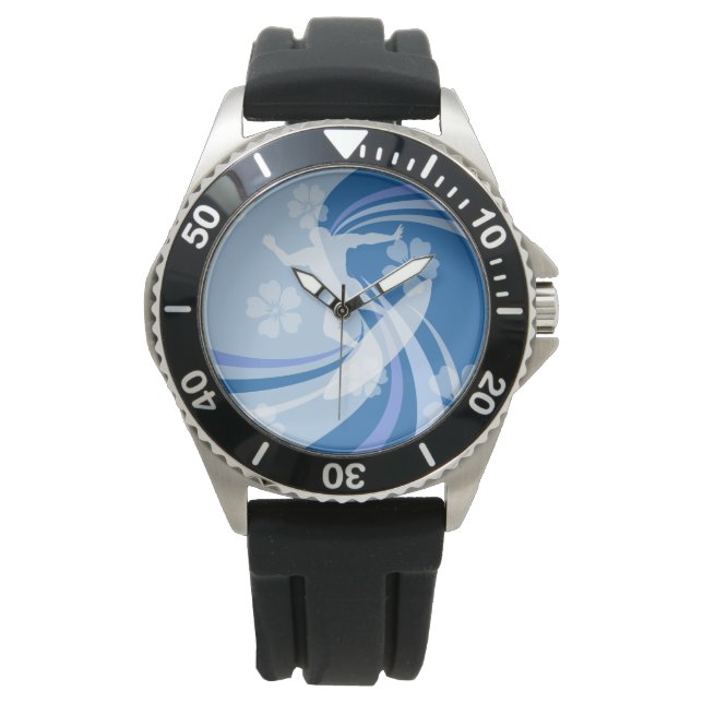 Tropical Surf Blue Watch (Front)