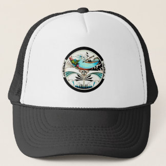 Tropical Surf Mandala  Trucker Hat