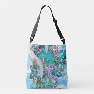 Tropical Surrealism Fantasy Crossbody Bag
