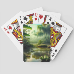 Tropical Swamp on Playing Cards