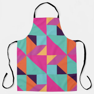 Tropical Tangram Pattern Apron