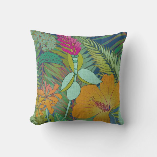 Tropical Tapestry II Cushion (Front)