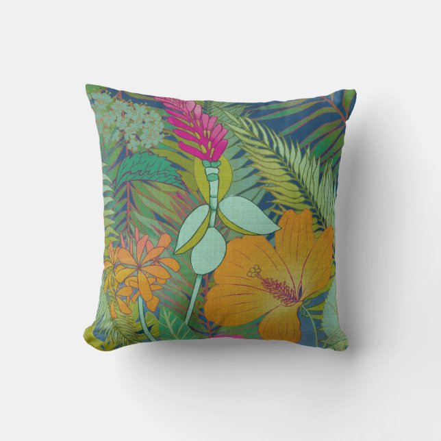Tropical Tapestry II Cushion (Front)